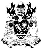 Sample Coat of Arms - Black & White